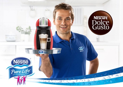 Акция  «Nescafe Dolce Gusto» «3 бутыли воды Nestlé Pure Life 18,9 л в подарок»