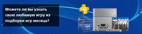 SONY - «Полный комплект призов от PlayStation Plus»