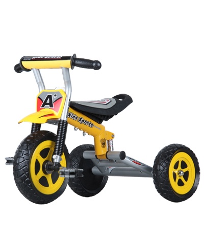 Детский трехколесный велосипед NeoTrike Spider желтый