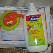 Детский шампунь и игрушка для ванны от Chicco