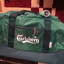 сумка и часы от Carlsberg