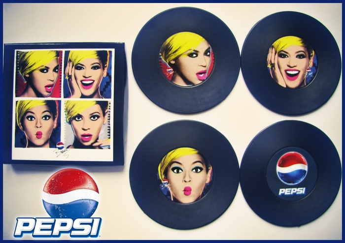 Приз акции Pepsi «Выигрывай коллекционные призы с ВEYONCE каждый час!»