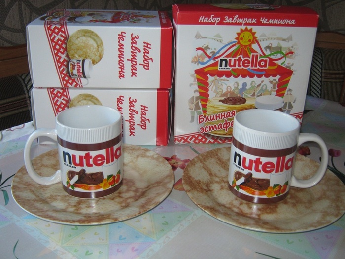 Приз акции Nutella «Блинная Эстафета c Nutella»
