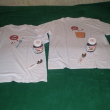 Летний набор Nutella (футболка, ложка-улыбка, ореховая паста Nutella с добавлением какао 180 гр.) от Nutella