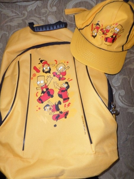 Приз акции Kinder Pingui «Симпсоны» - подарок за покупку»