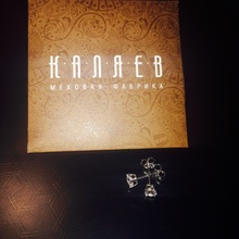 Серебряные сережки от меховой фабрики Каляев от Промо-акция Дарим серьги