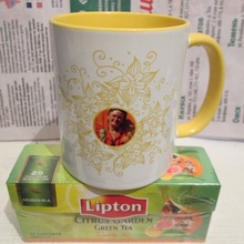 кружка+25 пакетиков зелёного чая от Акция Lipton: «Фотогалерея лета»