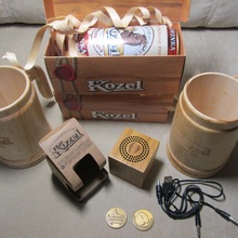 Пиво,кружки,колонка от Velkopopovicky Kozel