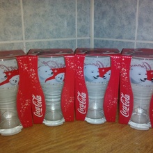 Стаканы с мишками от Coca-Cola