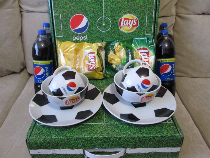 Приз акции Lay's «Футбол вкуснее с Lay`s и Pepsi»