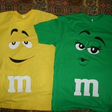 Первые футболочки. от M&M's