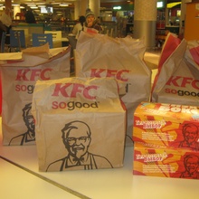 Ужин от КФС от KFC