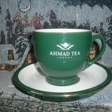 Чашечка с блюдцем от Ahmad Tea