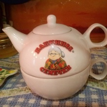 Заварочный чайник с чашкой от Бабкиных семечек от Бабкины семечки