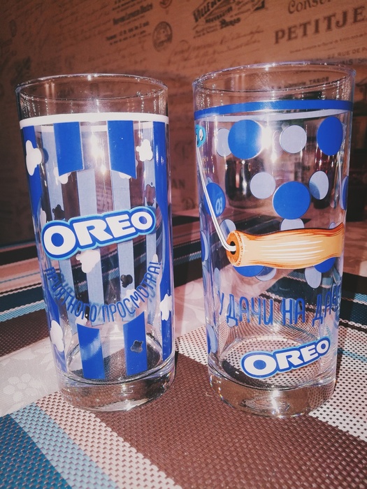 Приз акции Oreo «Собери свою коллекцию OREO-стаканов»