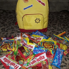 Классный рюкзак со сладостями)))) от Fruittella