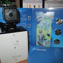 Экшн-камера и набор монет от СДМ-Банк