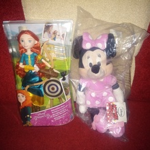 Кукла и мягкая игрушка от Disney
