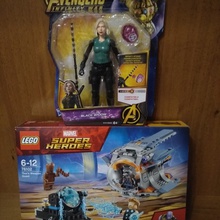 LEGO  и игрушка от Marvel