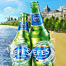 Акция пива «Efes Pilsener» (Эфес Пилснер) «Займи каюту на яхте EFES»