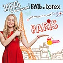 Акция  «Kotex» (Котекс) «Забудь о правилах! В Париж вместе с Kotex!»