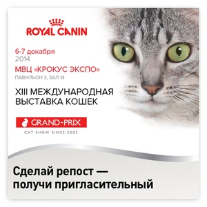 Grand-Prix Royal Canin Сделай репост - Получи пригласительный