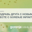 Конкурс  «Gorenje» (Горение) «Поздравь друга с Новым годом вместе с Gorenje Infinity»