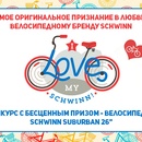 Самое оригинальное признание в любви к велосипедному бренду SCHWINN
