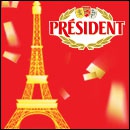 Акция  «President» (Президент) «Франция ближе с бри President»