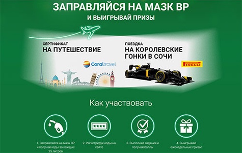 Акция  «BP» «Вперёд к победе с BP»