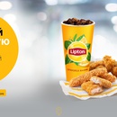 Акция  «McDonald's» (Макдоналдс) «Покупай идеальную пару и выигрывай призы с Lipton!»