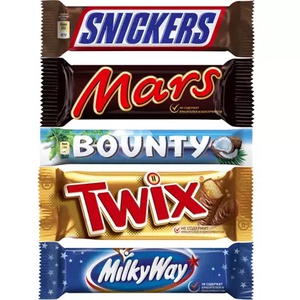 Акция батончика «Mars» (Марс) «В новый год с батончиками Snickers, Mars, Bounty, Twix, Milky Way»