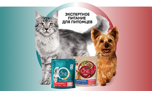 Акция  «Purina One» (Пурина Ван) «Purina ONE: экспертное питание для питомца»