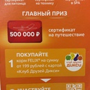 Акция Felix и Дикси