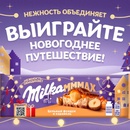 Акция шоколада «Milka» (Милка) «Нежность объединяет. Выиграйте новогоднее путешествие!»