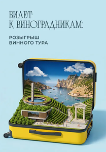 Акция «Билет к виноградникам: розыгрыш винного тура»
