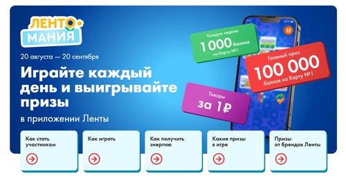 Акция Лента