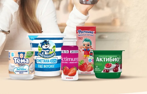 Акция Пятерочка, Простоквашино, Растишка, Актимуно, Тёма, Актибио: «Где семья-там связь»