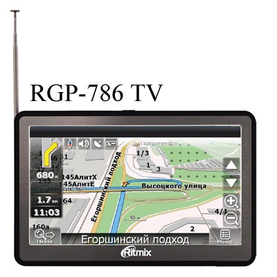 GPS-навигатор Ritmix RGP-786 TV