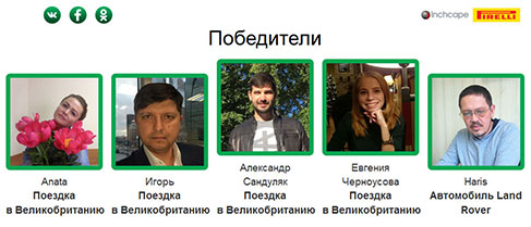 Победители акции «20 лет BP в России»