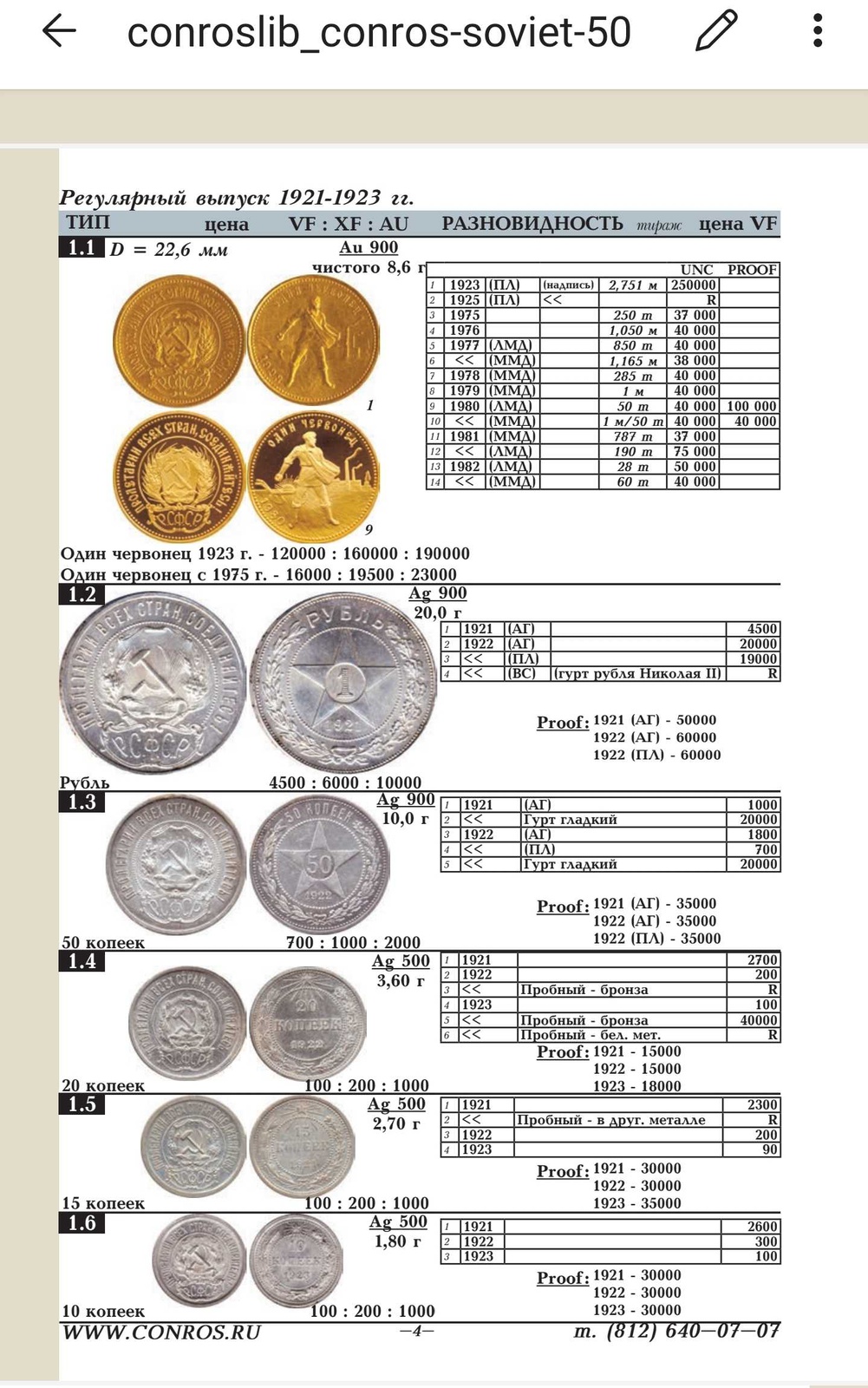 Старые ценные монеты