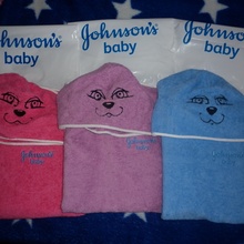 полотенца-пончо от Johnsons Baby