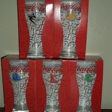 5 стаканов от Coca-Cola