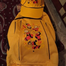 кепка и рюкзак от Kinder Pingui