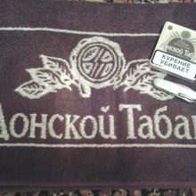 полотенце, нож и портсигар от Донской Табак