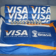 Полотенца и брелоки с символикой Чемпионата Мира по футболу FIFA 2014 от Visa от Visa