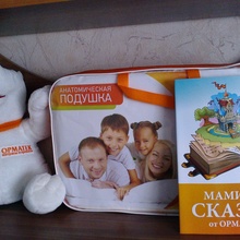 Подушка детская ,медвежонок и сказки. от Орматек