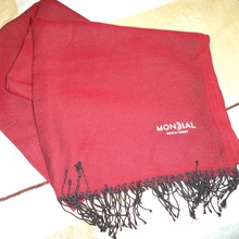 Фирменный шарф от конкурс Мондиал ВКонтакте