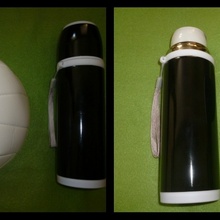 Волейбольный мяч и термос от Skoda от "Багажник подарков"