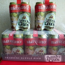 8 упаковок (по 4 банки) пива  от Zatecky Gus